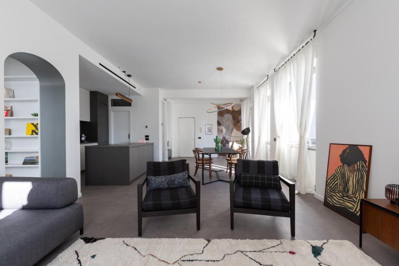 Ferienwohnung Sant'Ambrogio Bright And Stylish Flat Mailand Exterior foto